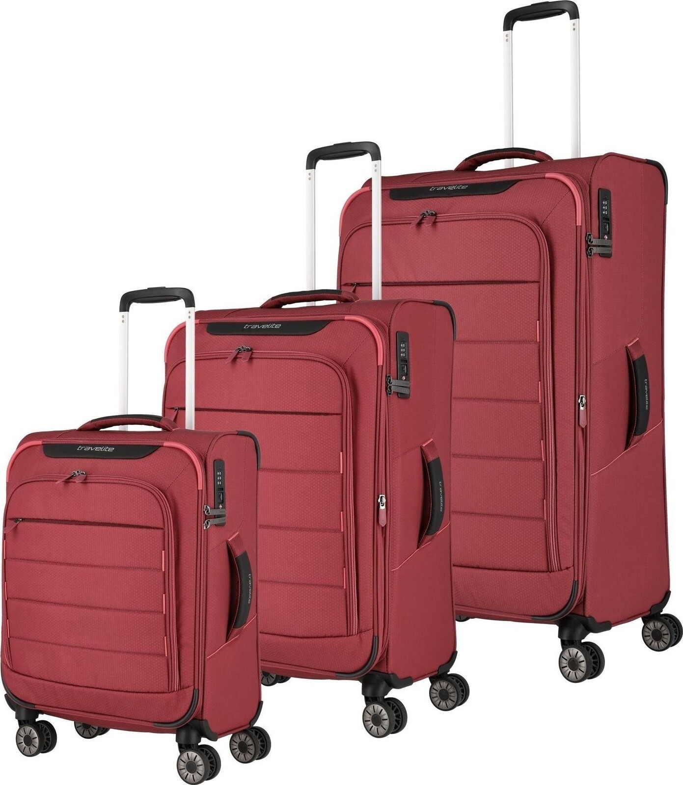 Travelite Skaii 4W S,M,L Red