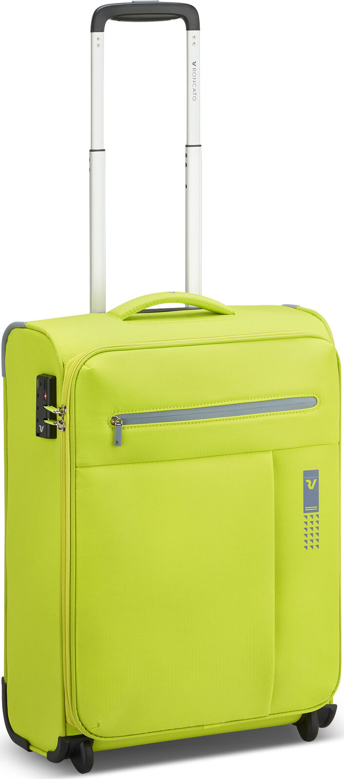 Roncato LITE SOFT S, limetkový, 55 × 40 × 20 cm, 2 kolečka