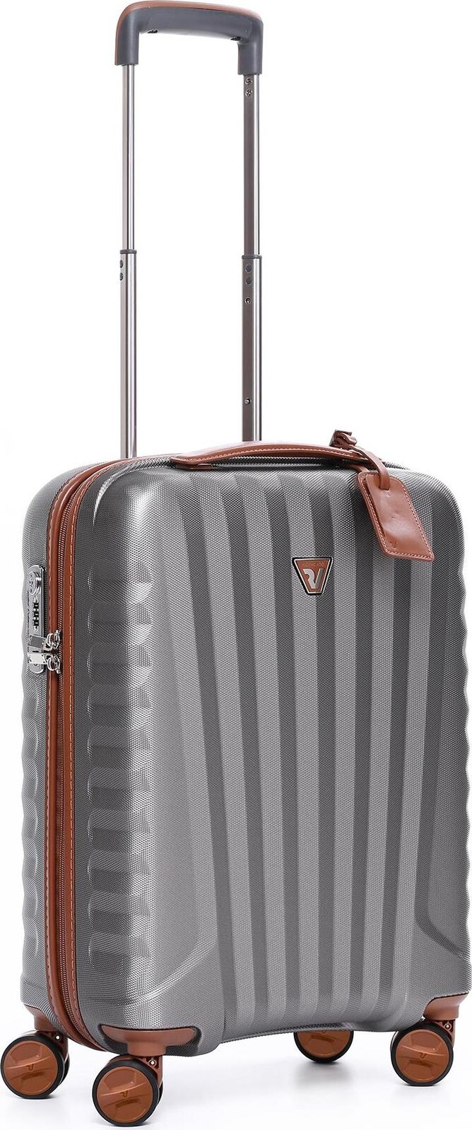 Roncato E-LITE S, titanový, 55 × 40 × 20 cm