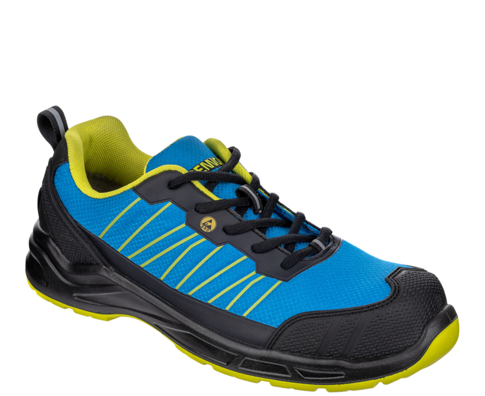 Topánky bezpečnostné Bennon Arano S3S ESD NM Low - modré-čierne, 38