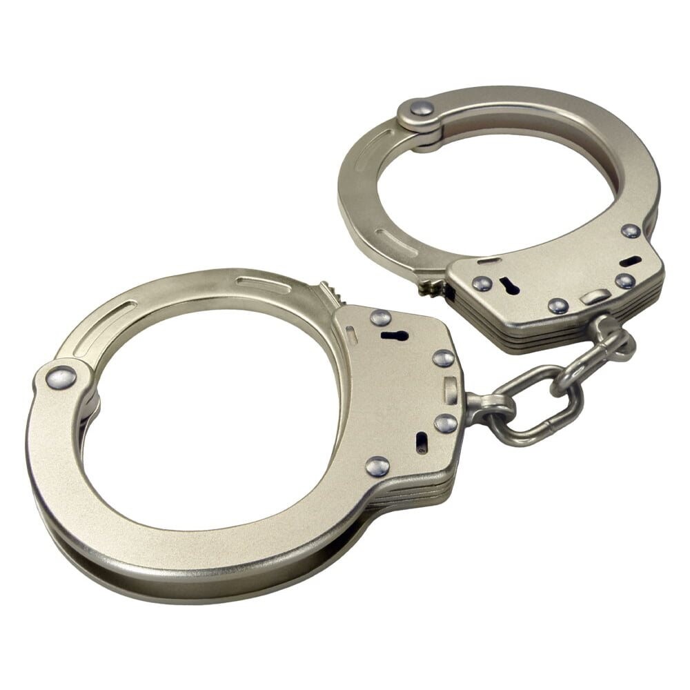 Putá retiazkové odľahčené z leteckého duralu ESP Police - strieborná