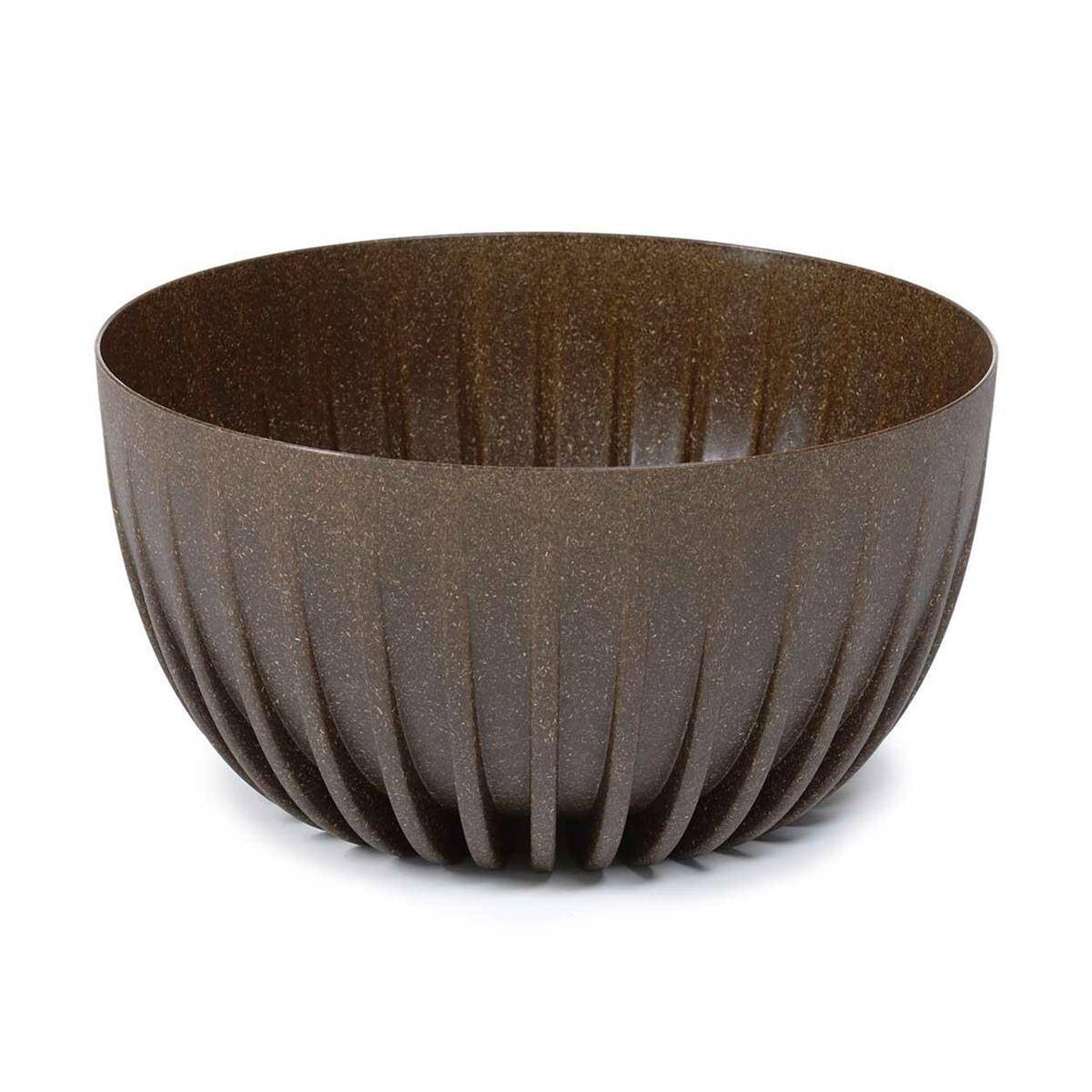 Květináč STRIPPED Eco Coffe 23,6x14 cm hnědý