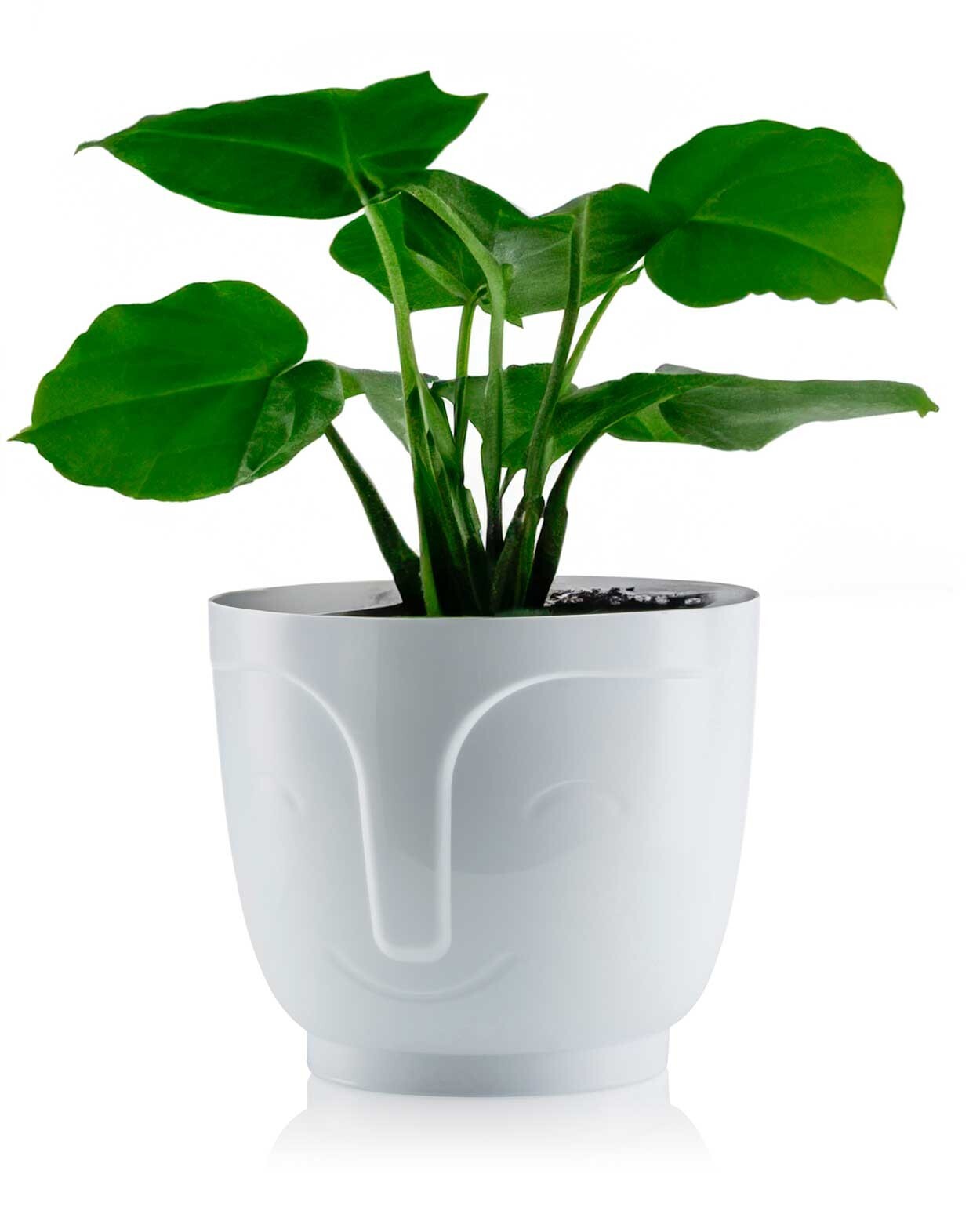 Květináč ZOE 16 cm bílý