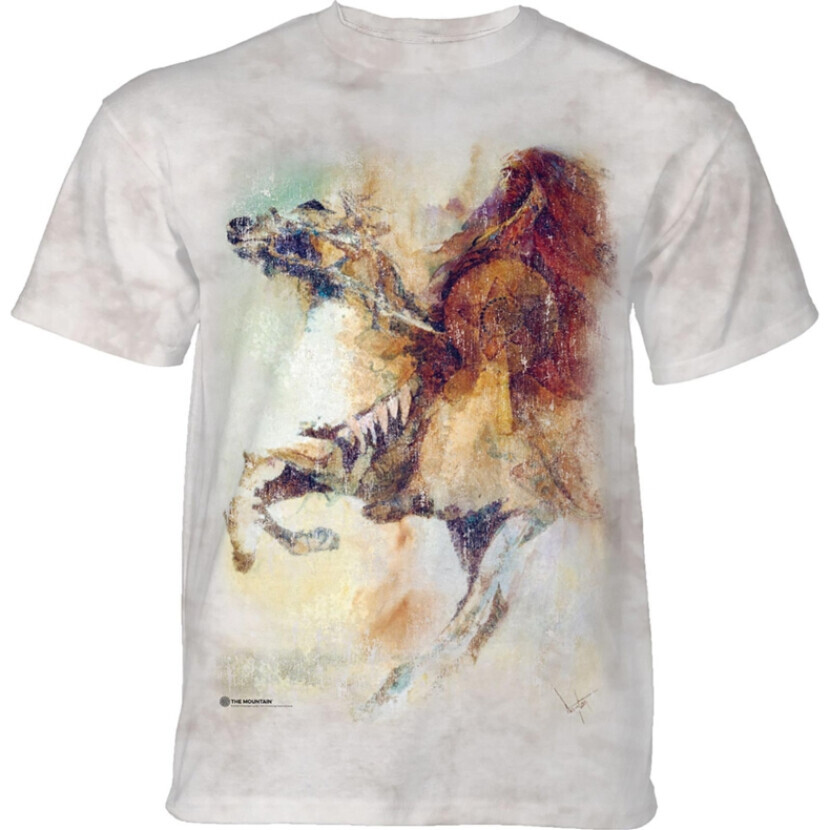 Tričko unisex The Mountain War Chief - biele, S