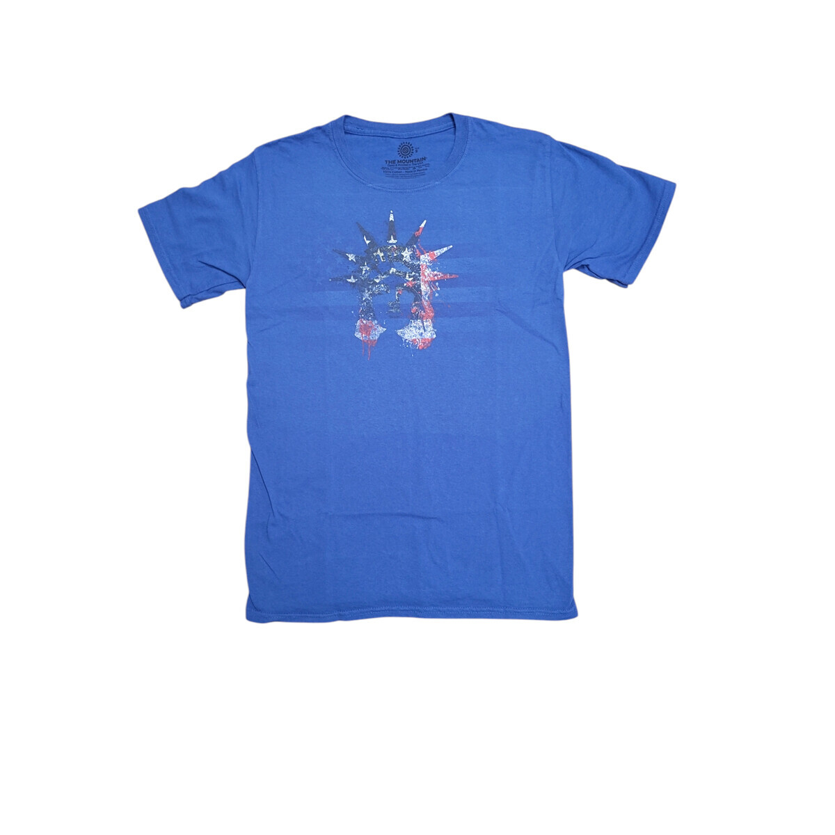 Tričko unisex The Mountain Statue Of Liberty Paint - modré, 5XL