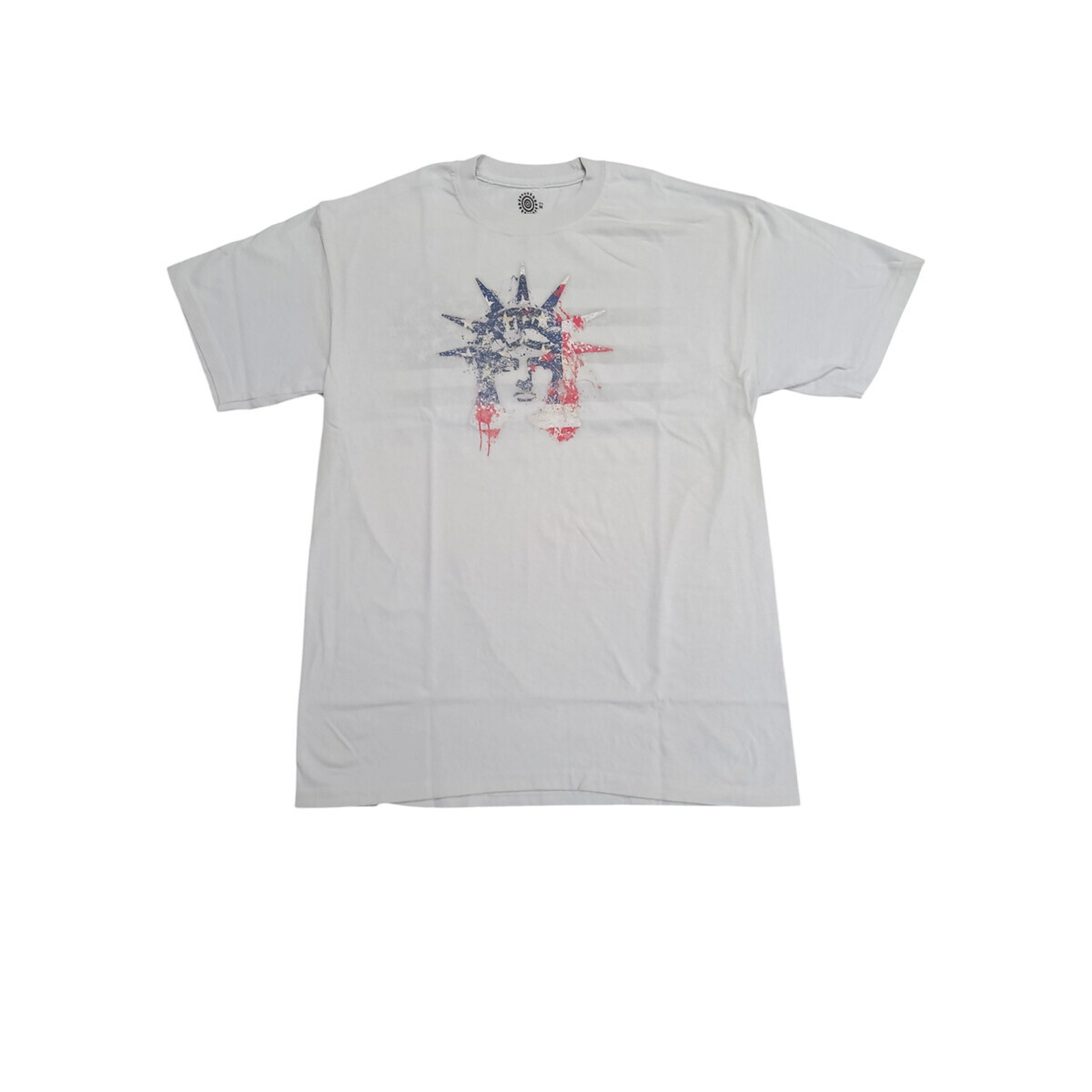 Tričko unisex The Mountain Statue Of Liberty Paint - sivé, 5XL