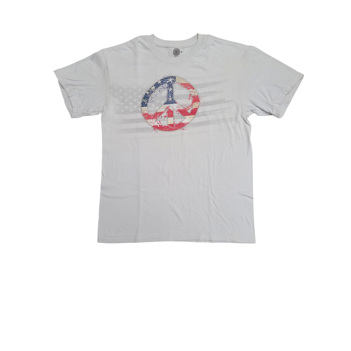 Tričko unisex The Mountain Peace American Paint - sivé, 5XL