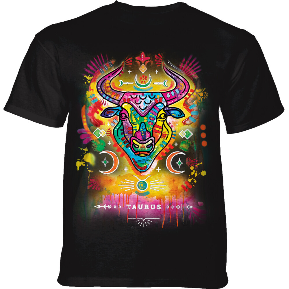 Tričko unisex The Mountain Russo Taurus (býk) - čierne, M