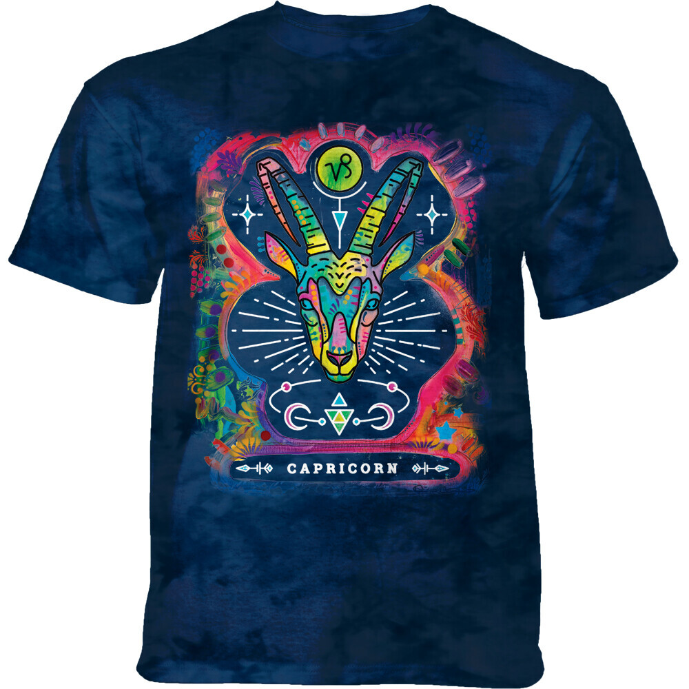 Tričko unisex The Mountain Russo Scorpio (kozorožec) - modré, M