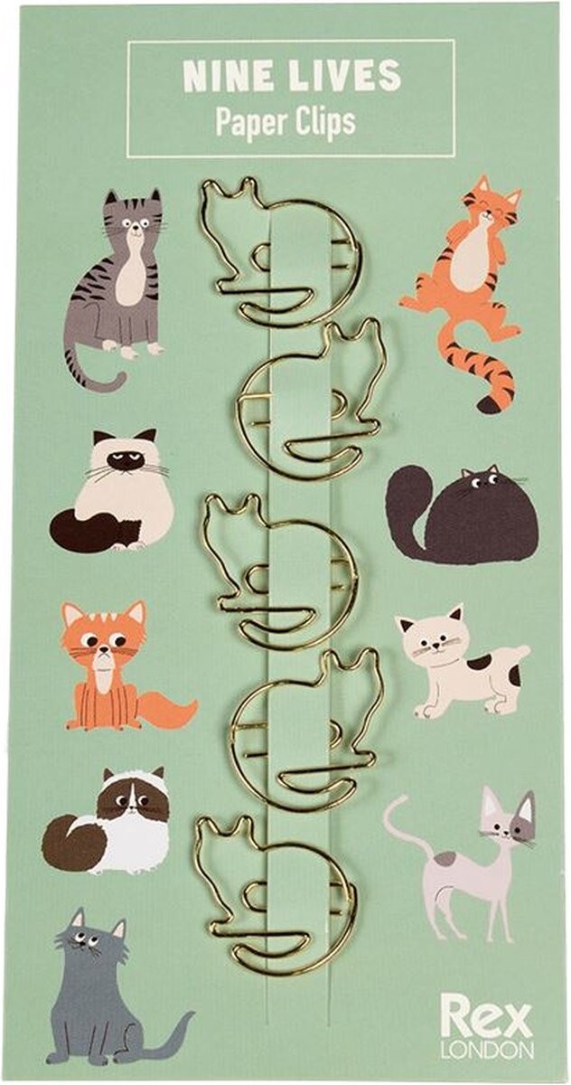 Mačacia mama Kancelárske sponky mačky