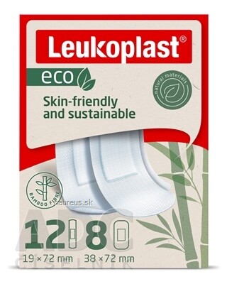 BSN Medical GmbH LEUKOPLAST ECO náplasť na rany, 2 veľkosti, 1x20 ks