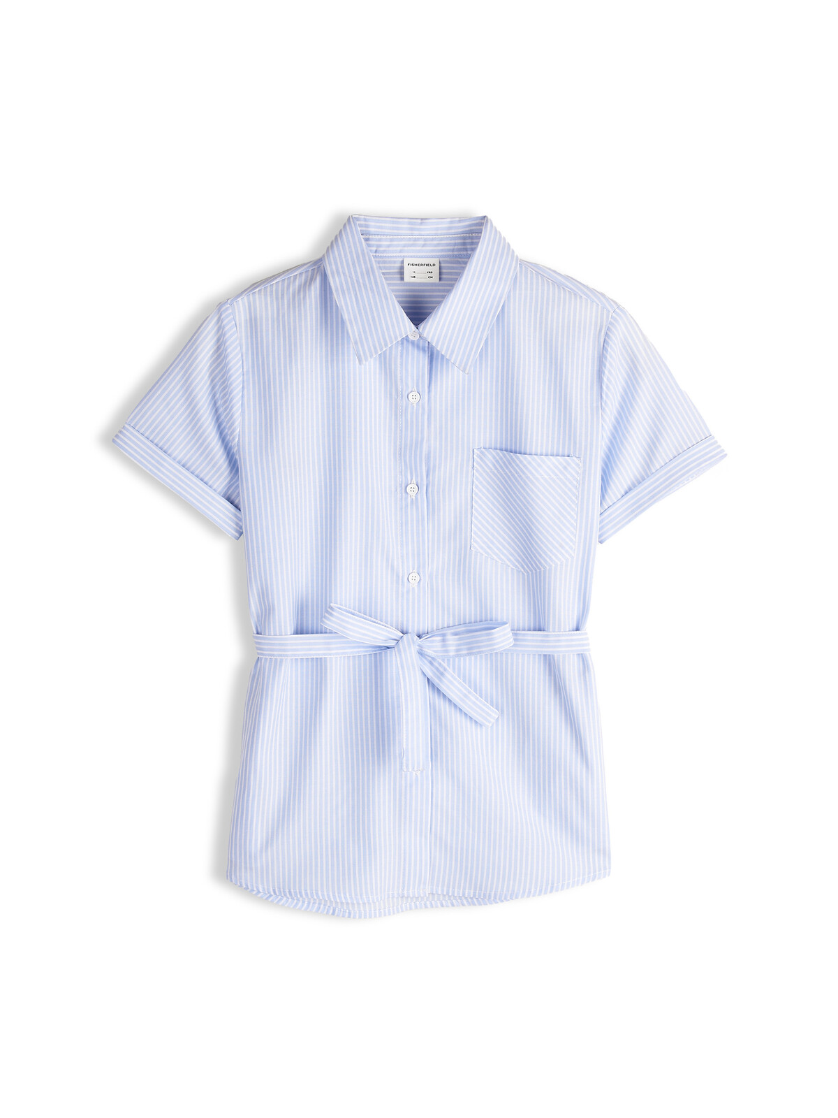 GATE Prúžkované šaty z bavlnenej zmesi