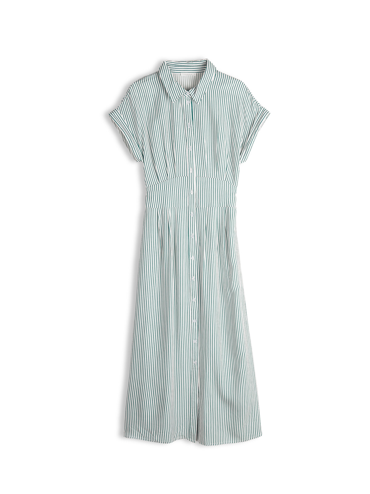 GATE Dlhé viskózové prúžkované šaty