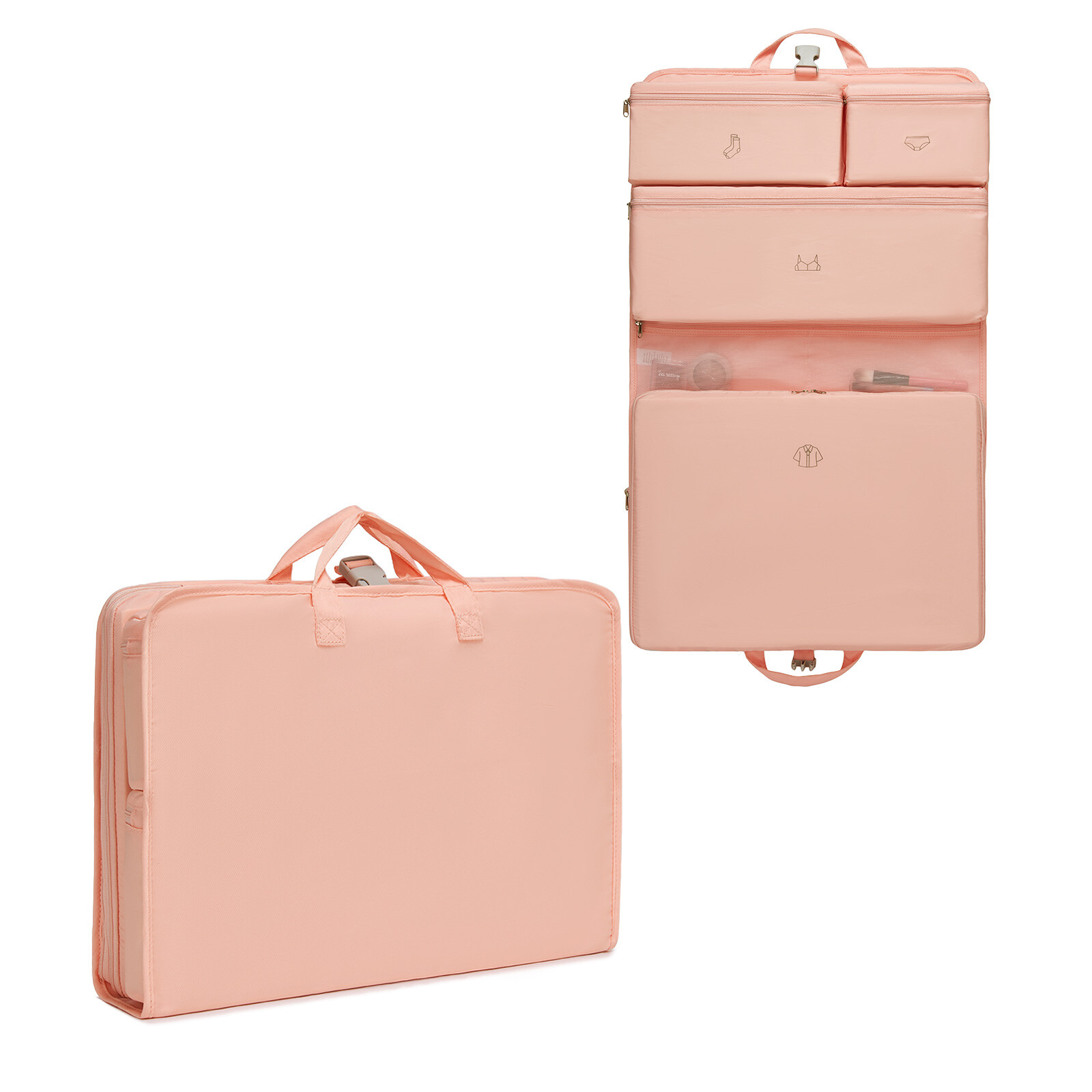 Cestovný organizér 6v1 Kono - ružový