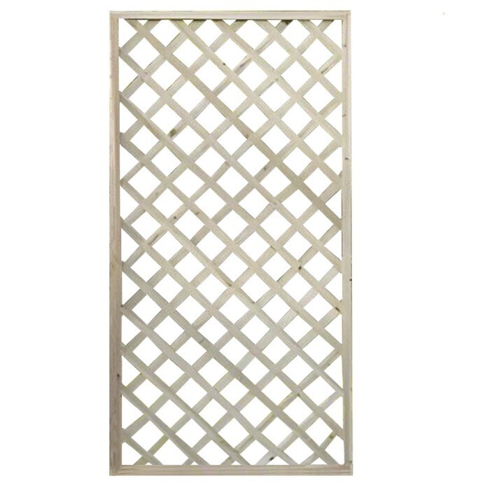 KONDELA Kalife Typ 5 drevená mriežková zástena prírodná