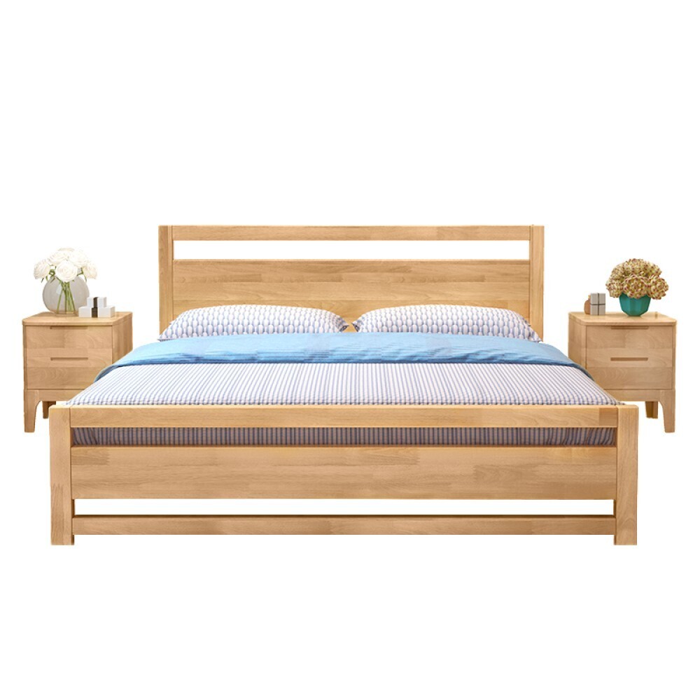 KONDELA Sheila manželská posteľ 180x200 prírodná