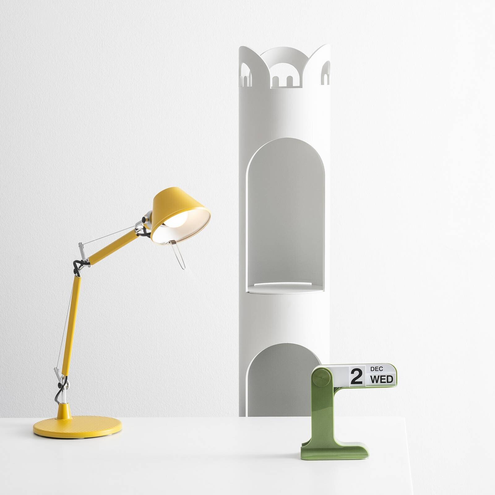 Stolová lampa Artemide Tolomeo Micro, žltá