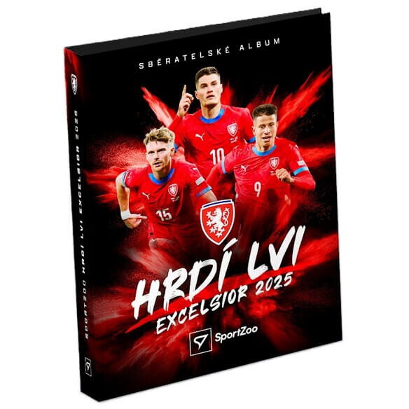 Sportzoo Futbalové karty Hrdí lvi 2025 Doskový album Excelsior