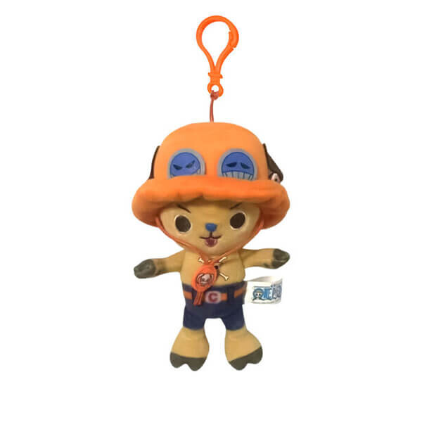 MarketPlush Prívesok One Piece Chopper X Ace (plyš) - 11 cm