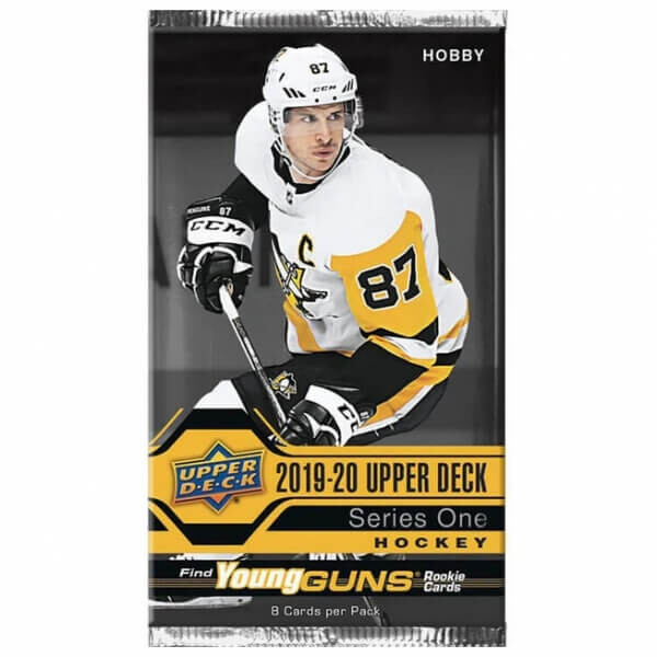 Upper Deck 2019-2020 Upper Deck Series 1 Hockey Hobby balíček - hokejové karty
