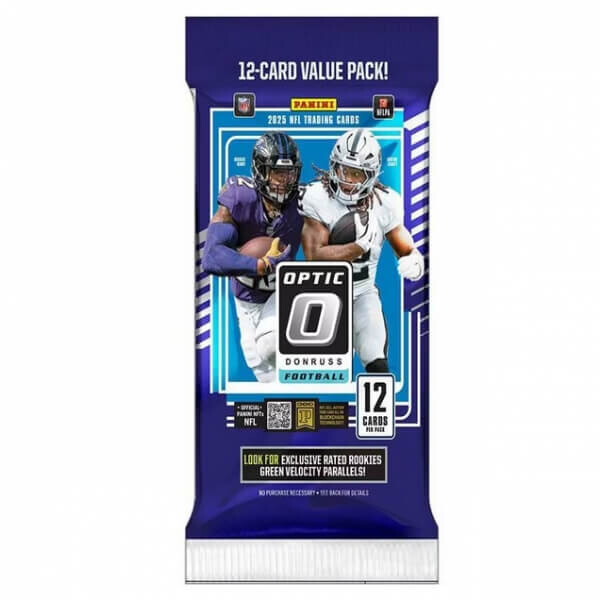 Panini 2025 Panini Donruss Optic NFL Football Fat Pack