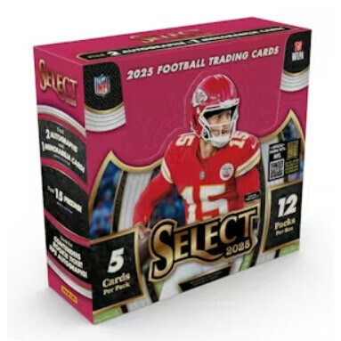 Panini 2025 Panini Select Football NFL Hobby Box - karty amerického futbalu
