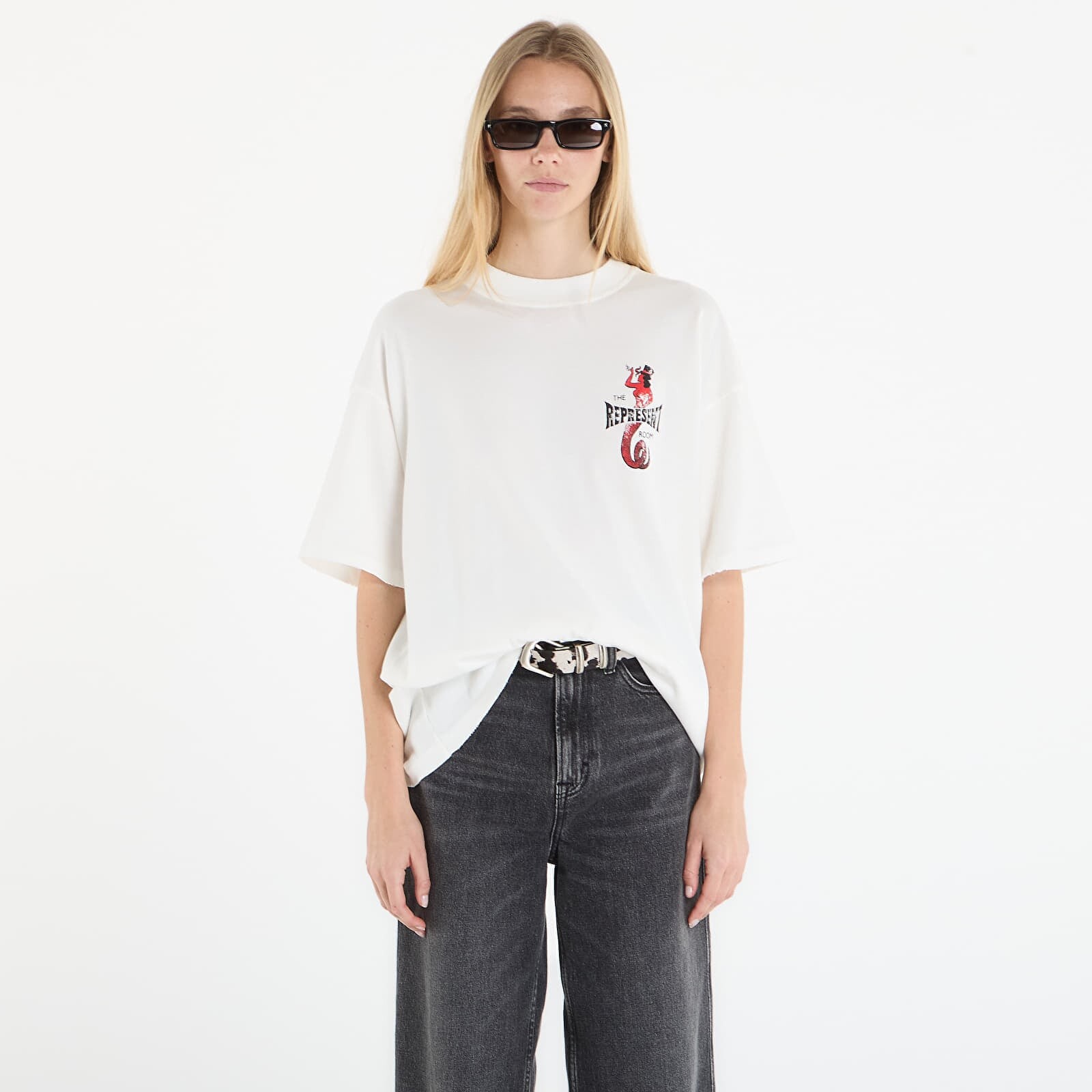 Tričko REPRESENT x The Viper Room Dice T-Shirt UNISEX Flat White XL