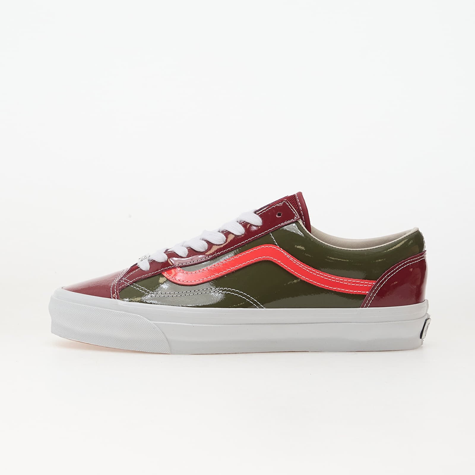 Tenisky Vans LX Old Skool 36 Patent Bordeaux/ Olive EUR 43