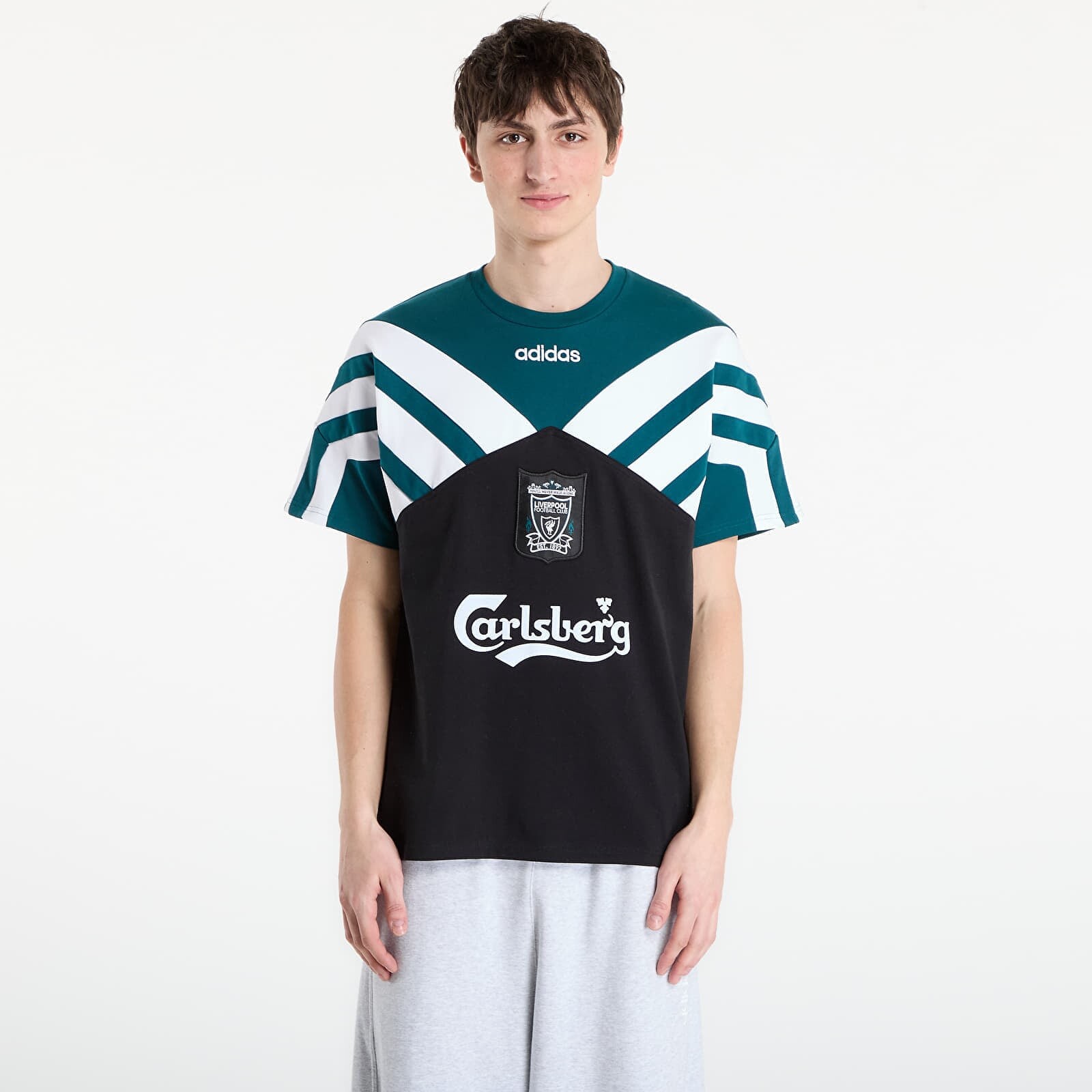 Tričko adidas Liverpool Fc T-Shirt 95 Black/ Rich Green S