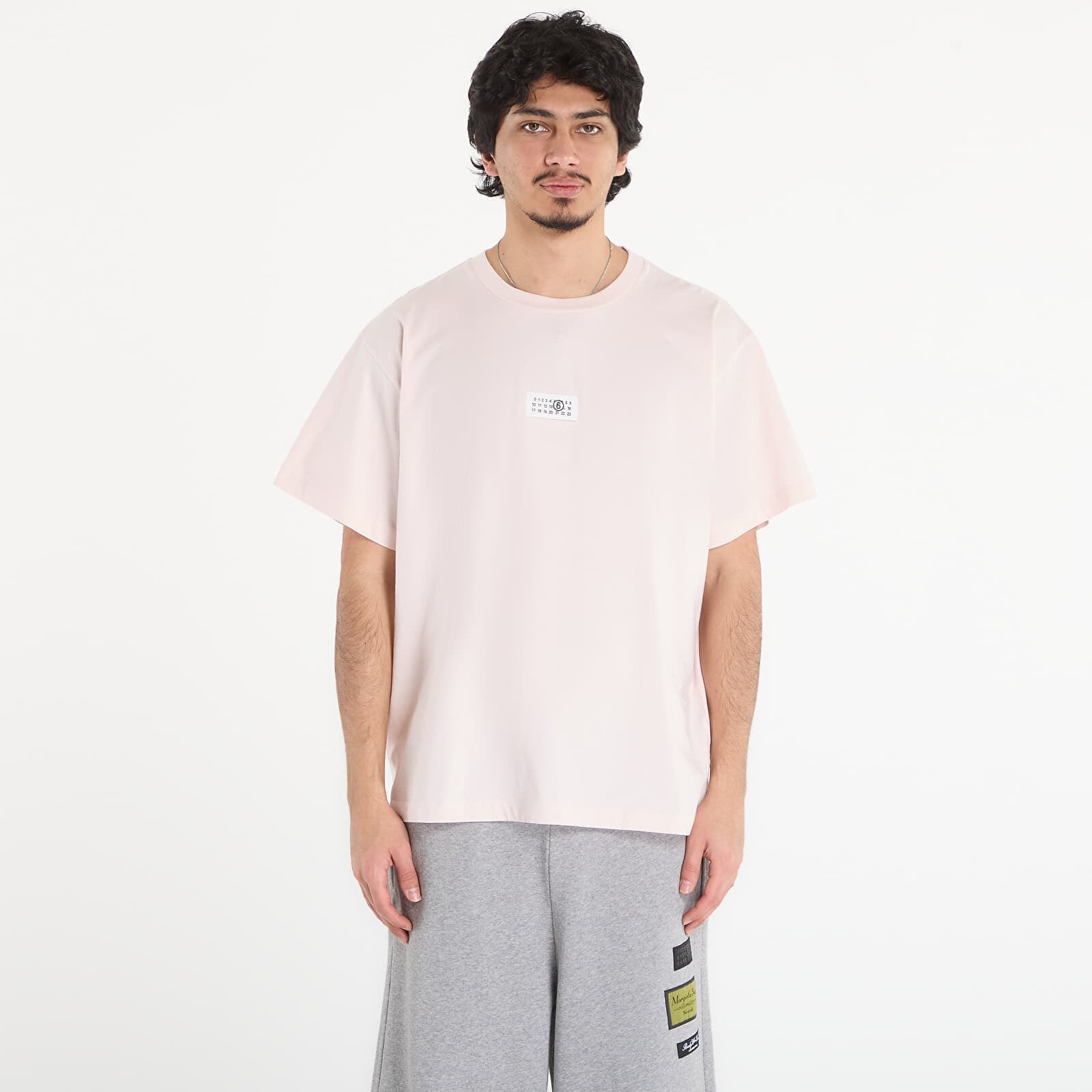 Tričko MM6 T-Shirt Light Blue/ Pink/ White S