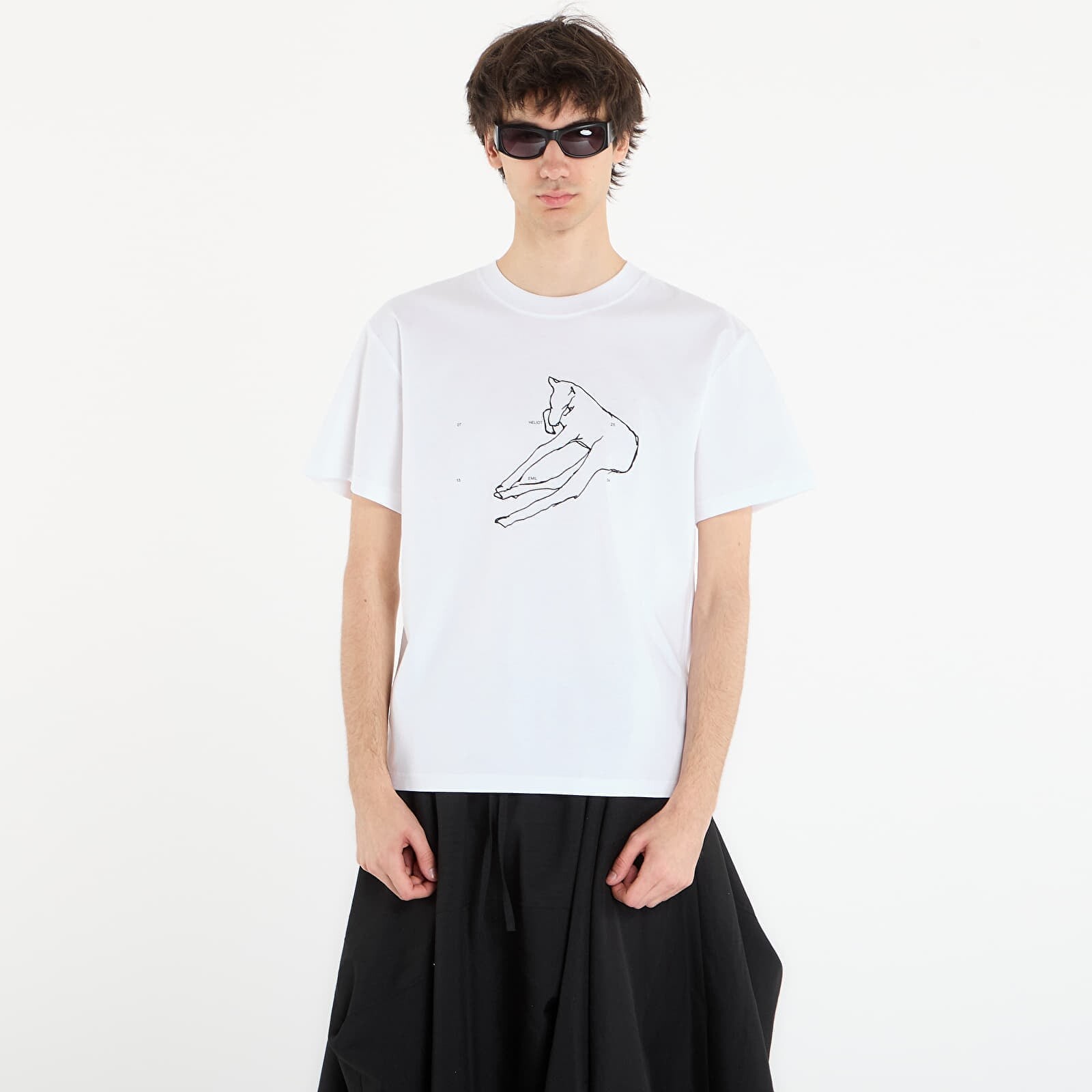 Tričko HELIOT EMIL Colt T-Shirt White 48