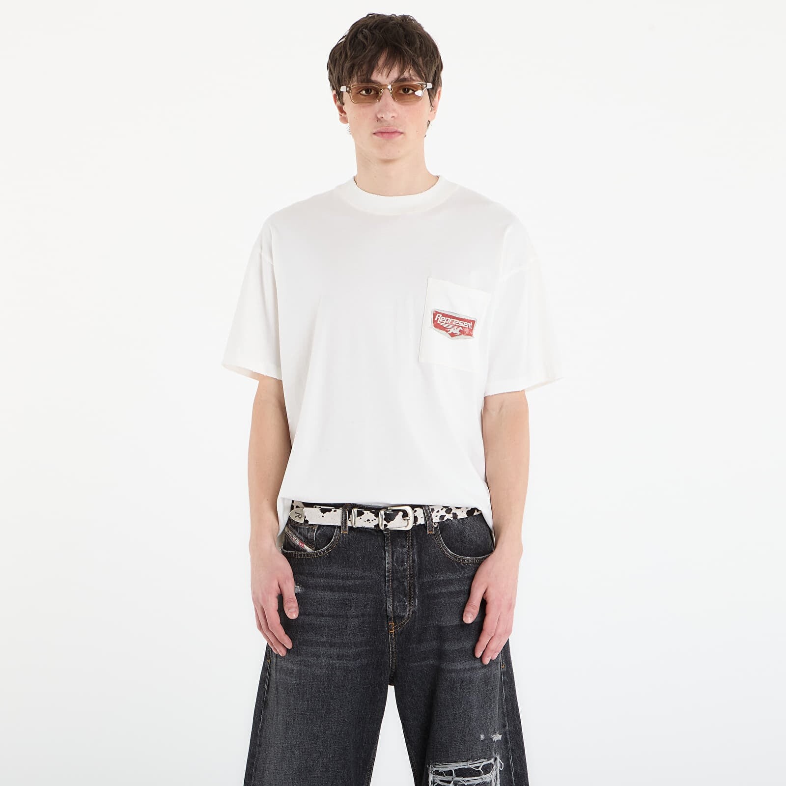 Tričko REPRESENT Nothing Faster T-Shirt UNISEX Flat White L