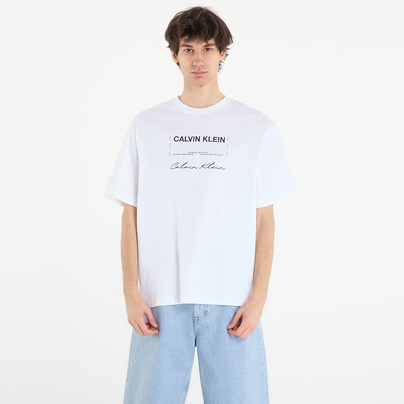 Tričko Calvin Klein Jeans 16S April Graphic Se Tee White S