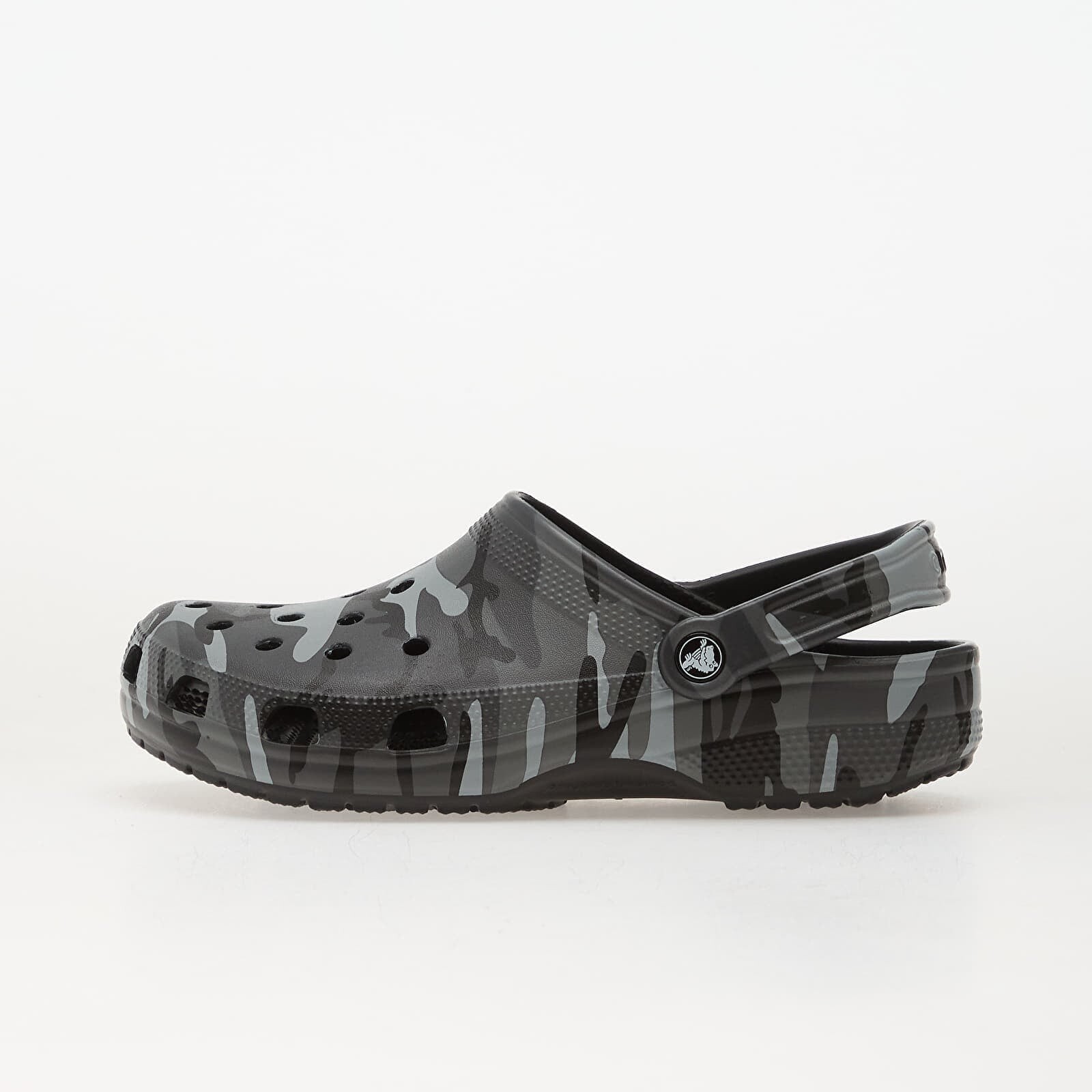 Tenisky Crocs Classic Camouflage Clog Black/Slate Grey EUR 45-46