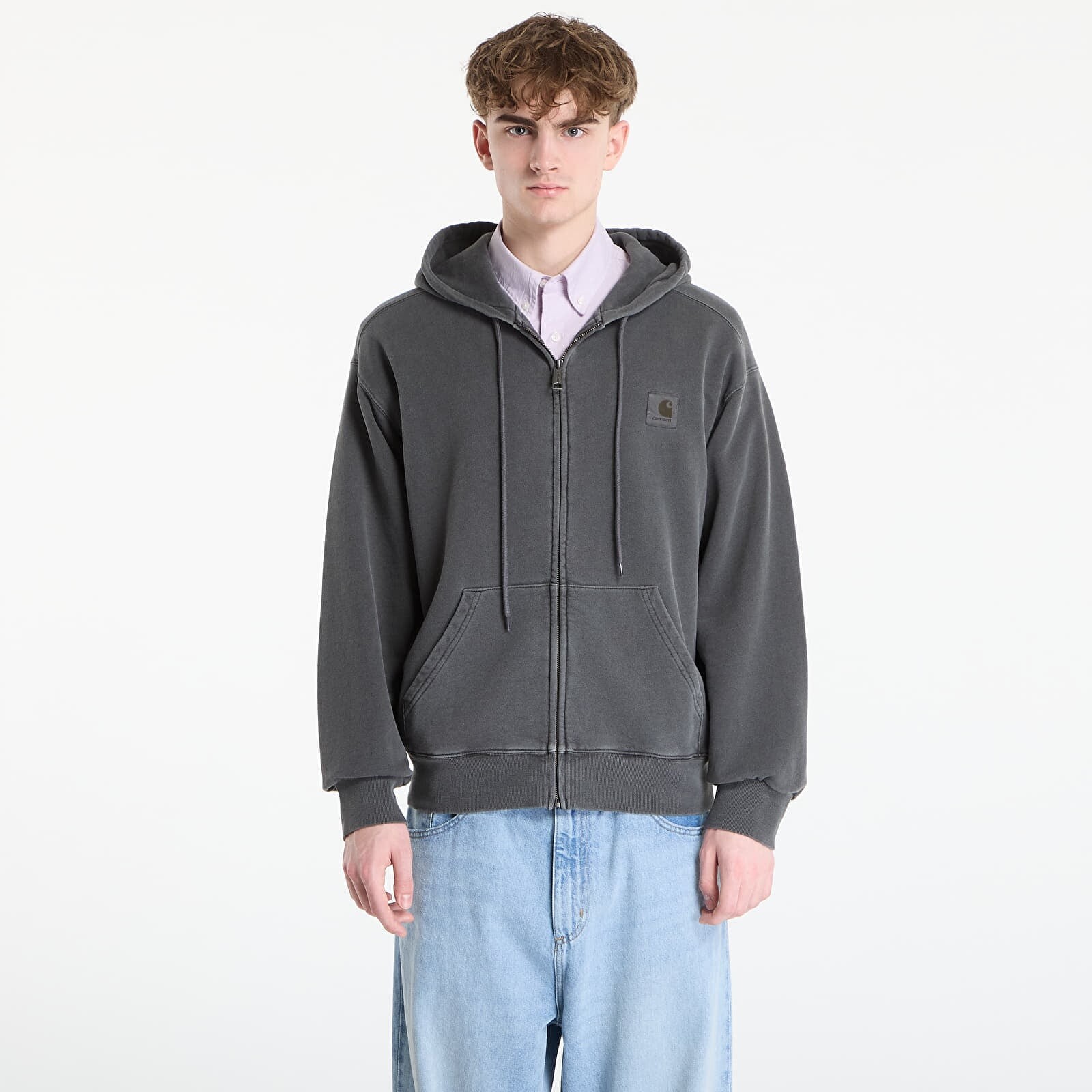 Mikina Carhartt WIP Hooded Nelson Jacket UNISEX Black XXL