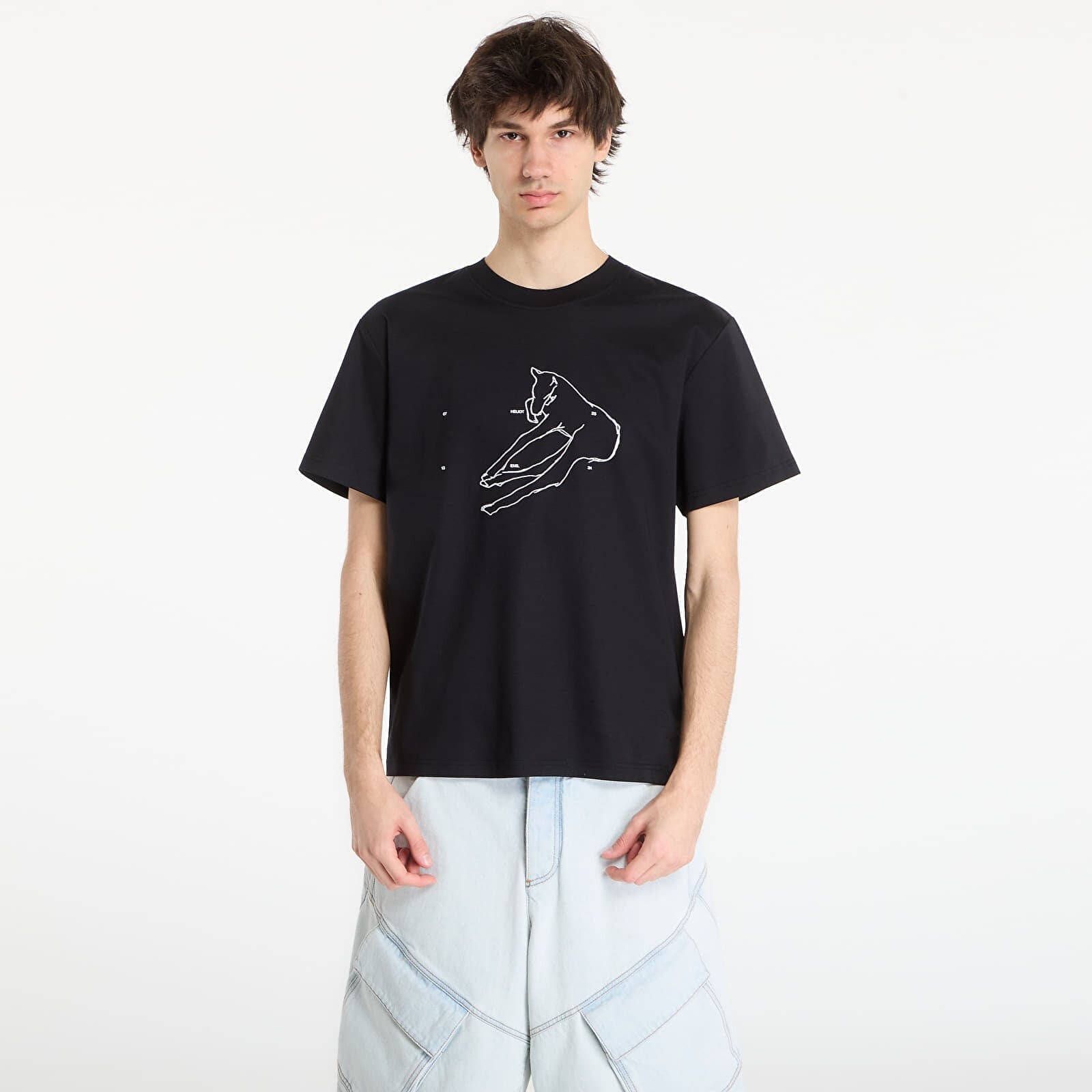 Tričko HELIOT EMIL Colt T-Shirt Black 48