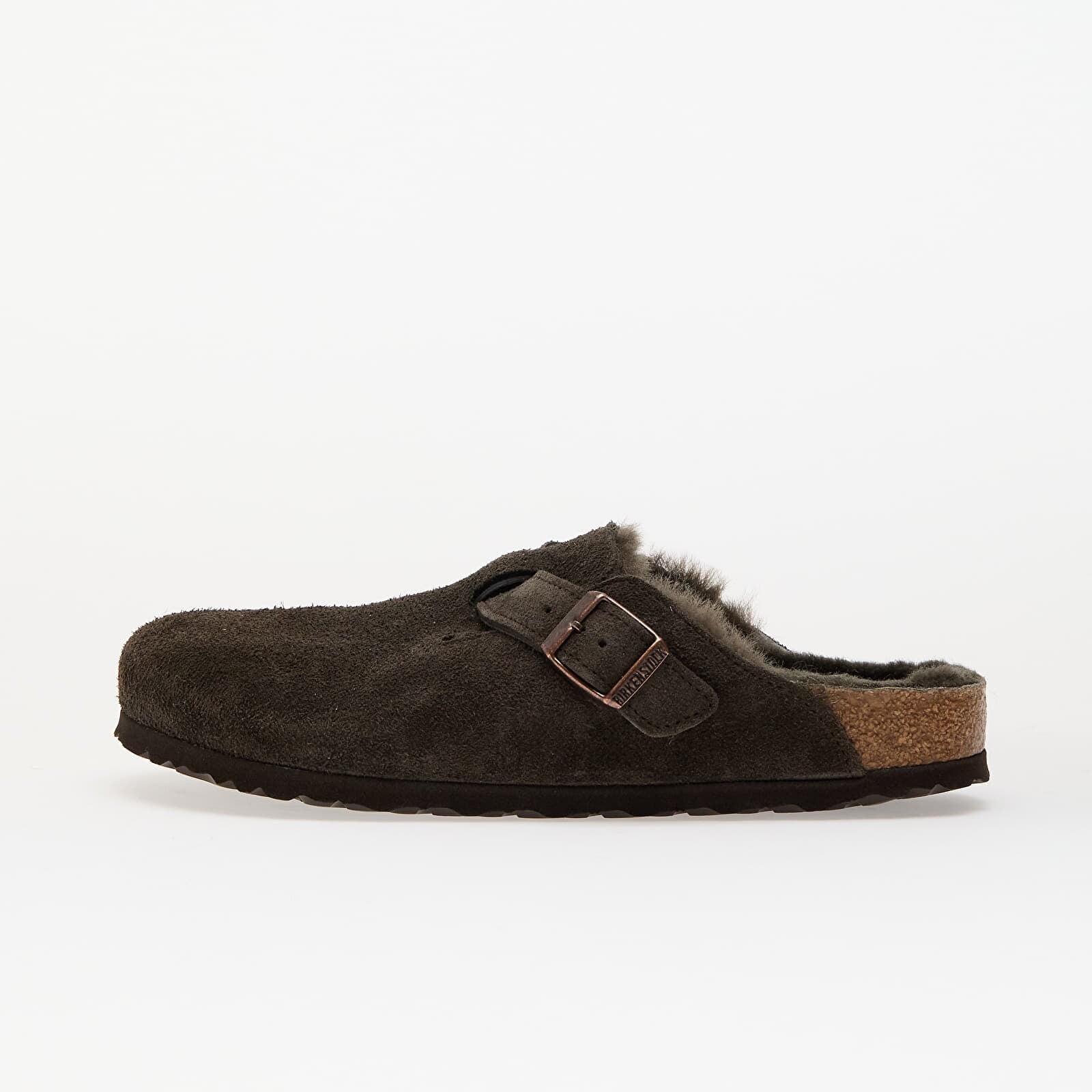Tenisky Birkenstock Boston Shearling Suede Leather/ Fur Mocca EUR 40