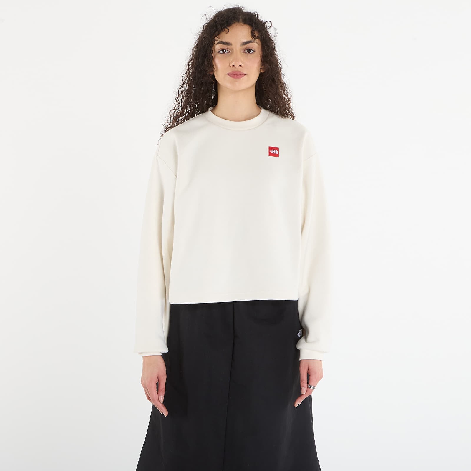 Mikina The North Face Redbox Crew White Dune M