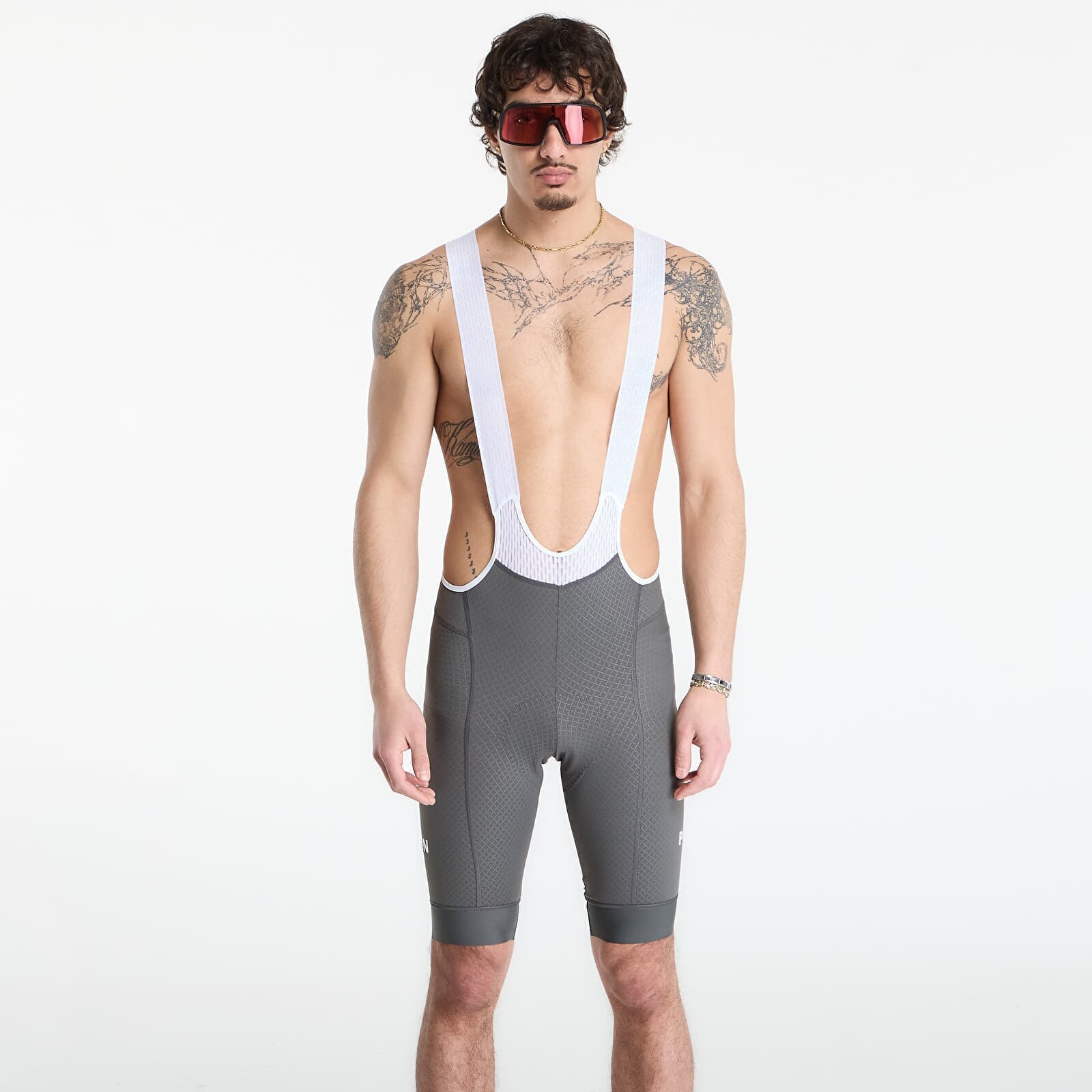 Šortky Pas Normal Studios Mechanism Bibs Dark Grey M