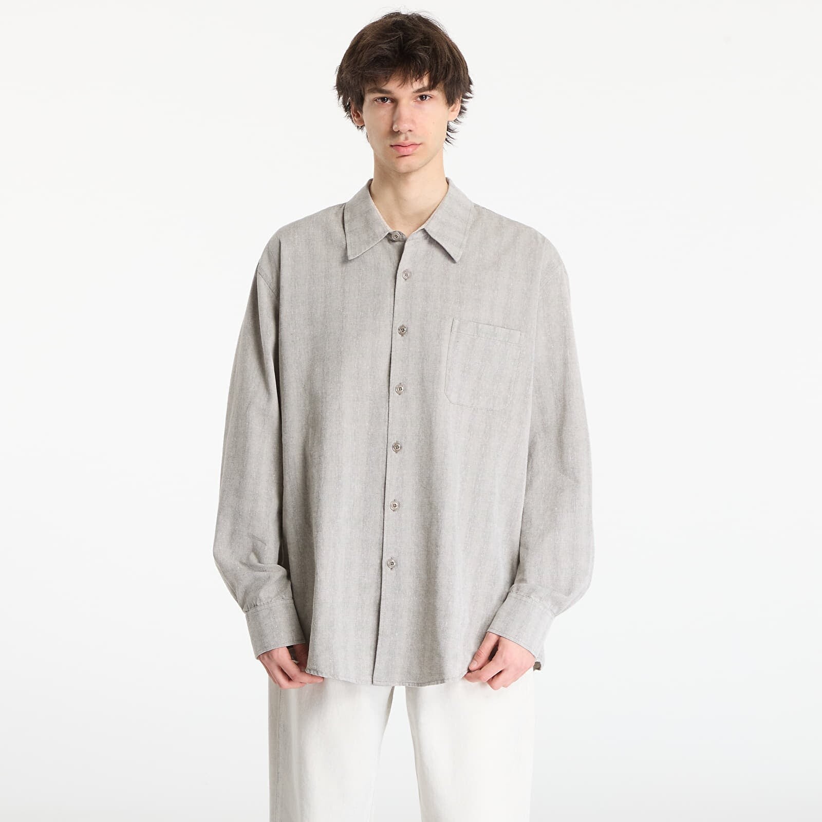 Košeľa OUR LEGACY Above Shirt Sage Trail Check Dryline Weave 52