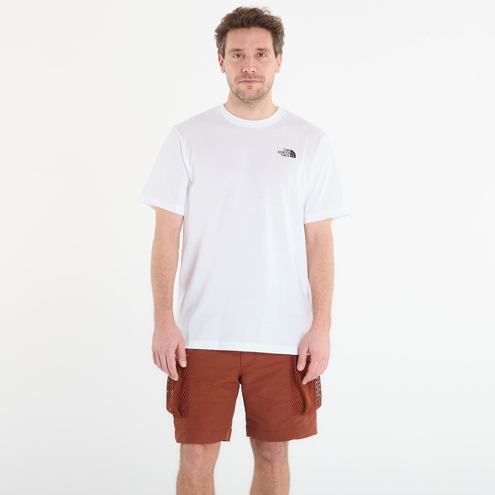 Tričko The North Face Mountain Sketch Regular Short Sleeve Tee-Graphic TNF White M
