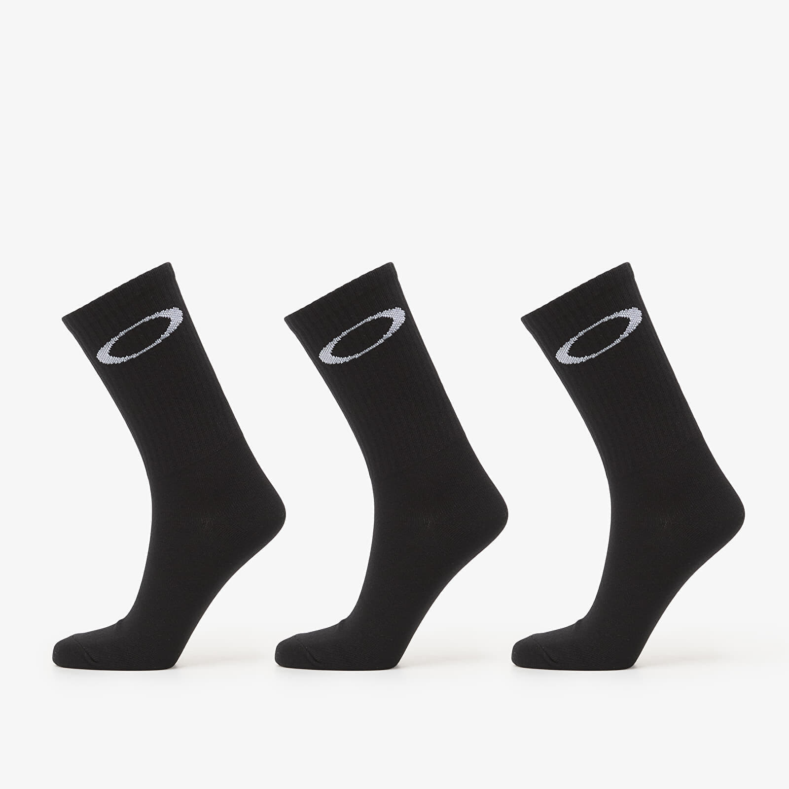 Ponožky Oakley Ellipse Crew Sock Blackout M