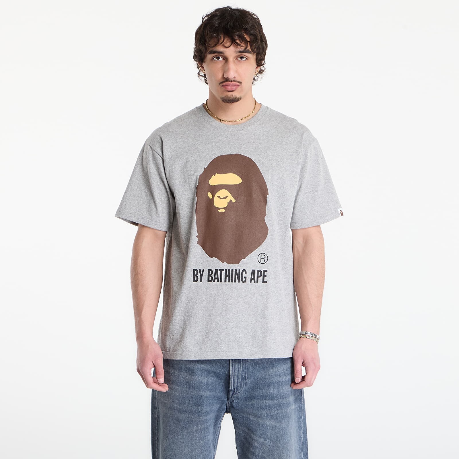 Tričko A BATHING APE By Bathing Ape Tee UNISEX Gray M