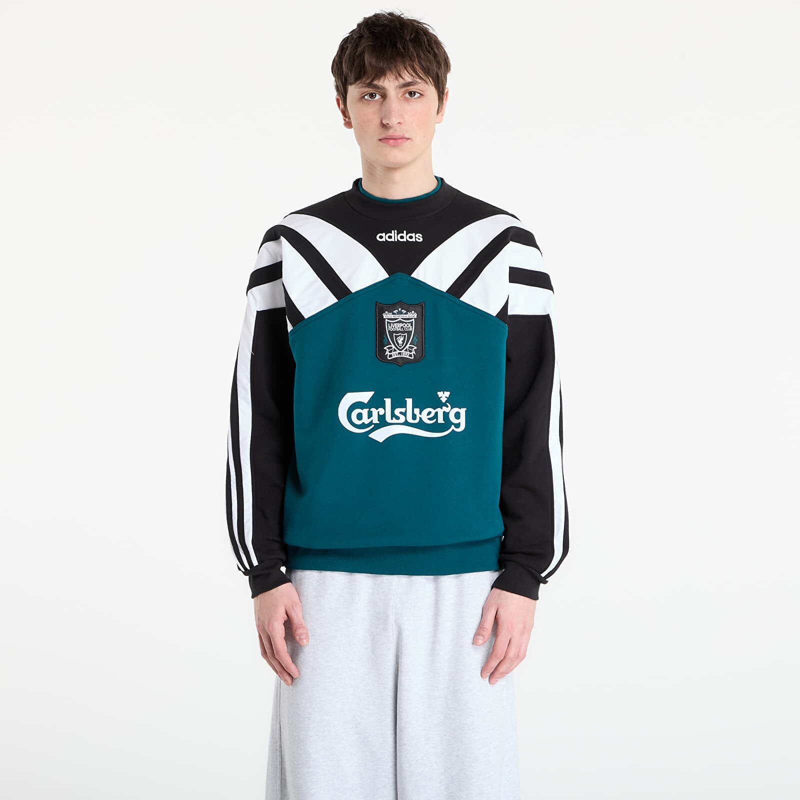 Mikina adidas Liverpool Fc Crew Sweat 95 Rich Green/ Black M