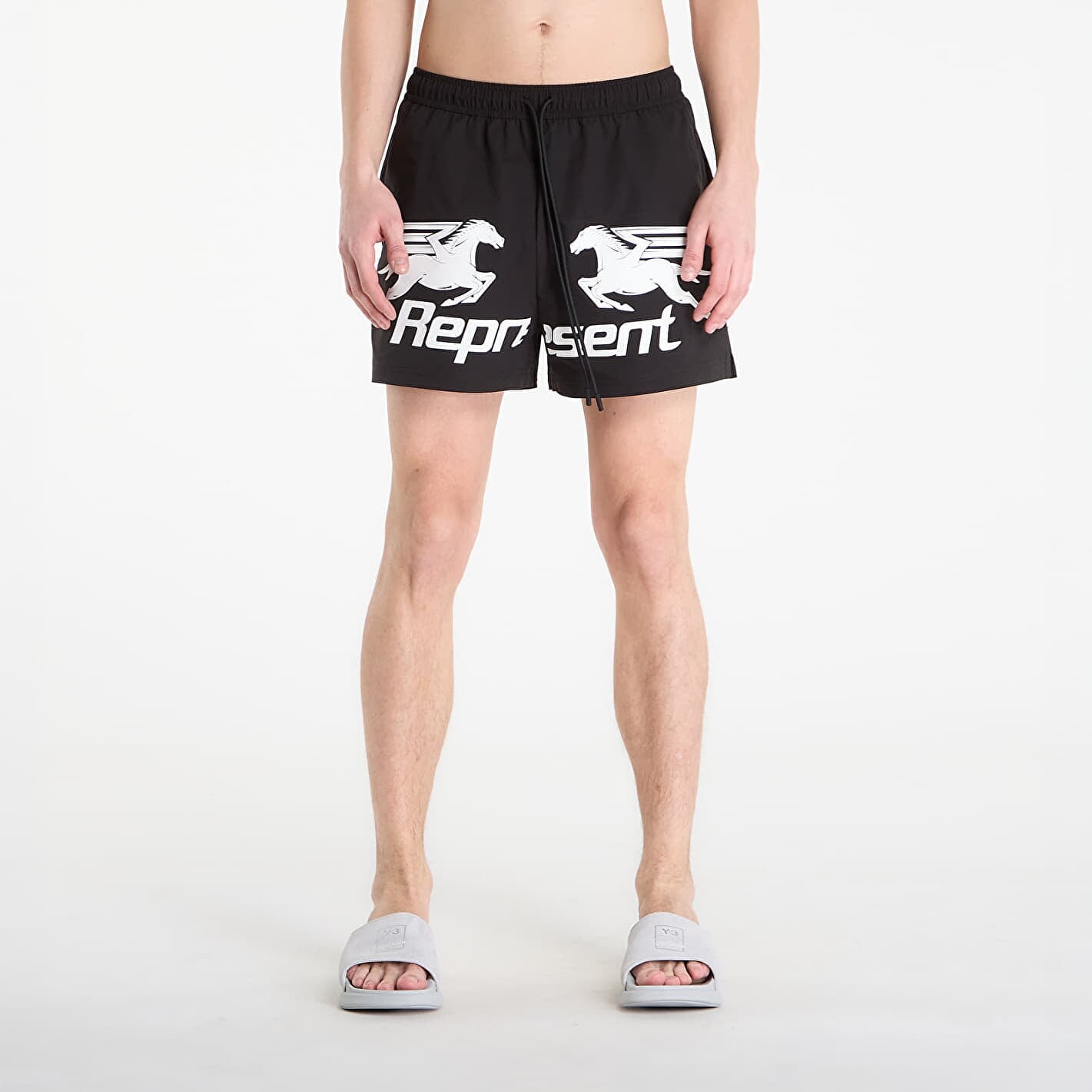 Plavky REPRESENT Nothing Faster Swim Short Jet Black S