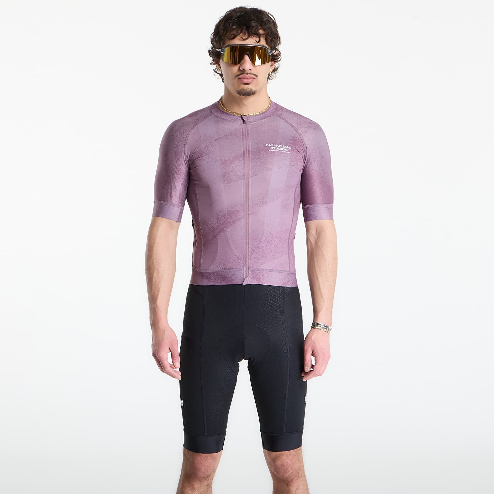 Dres Pas Normal Studios Mechanism Jersey AOP Dark Mauve M