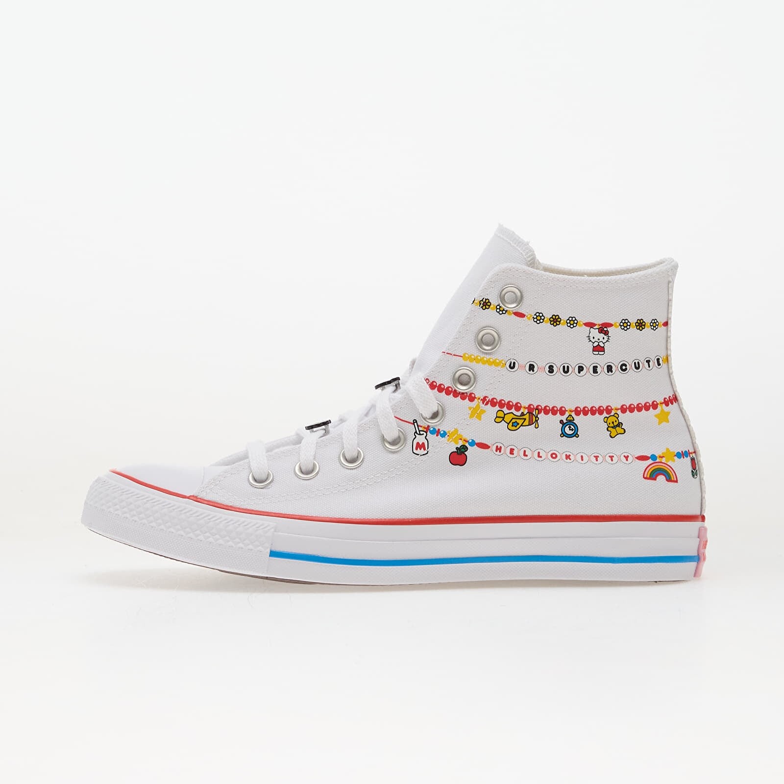Tenisky Converse x Hello Kitty and Friends Chuck Taylor All Star Hi White/ Red/ Yellow EUR 38