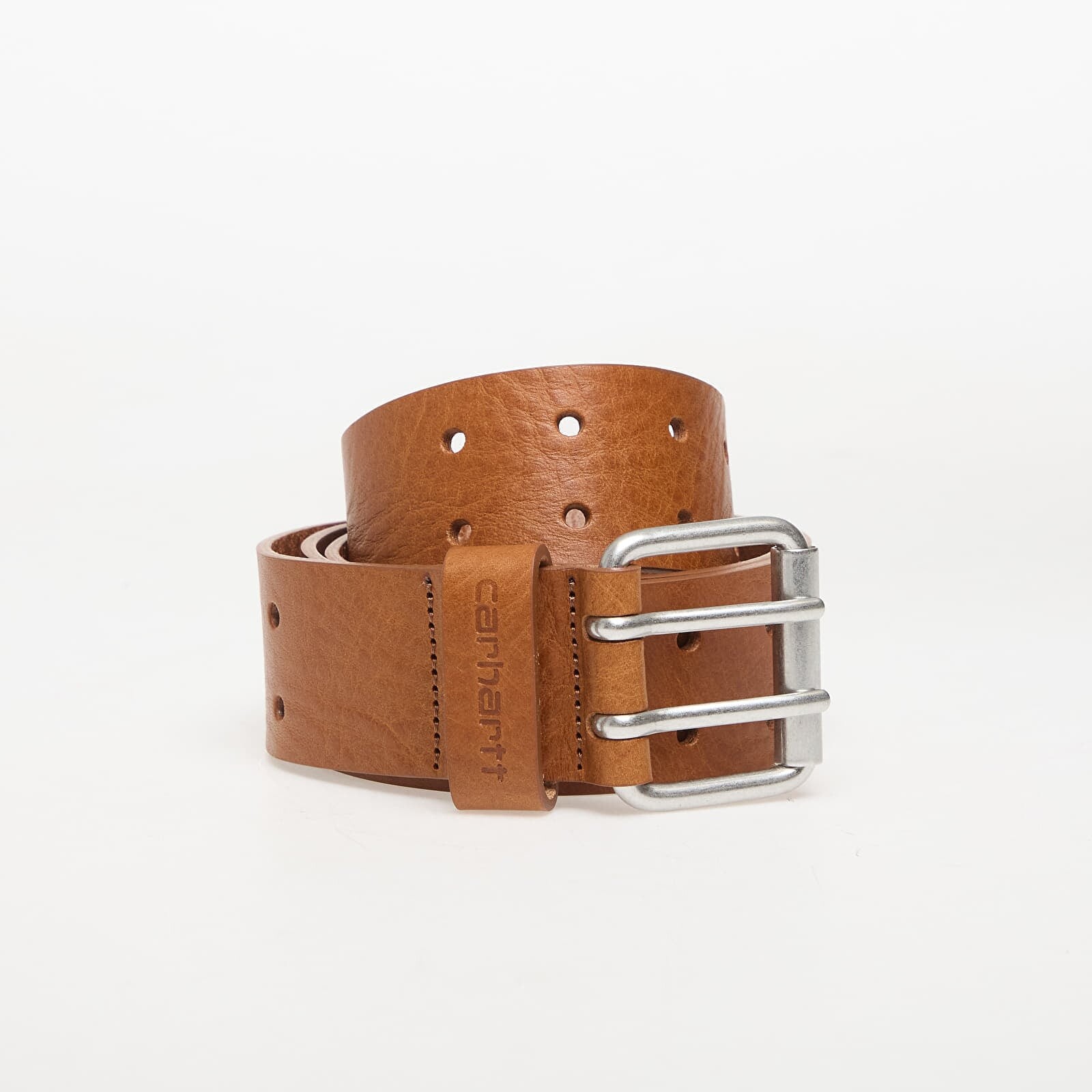 Opasok Carhartt WIP Double Script Belt Cognac/ Silver S