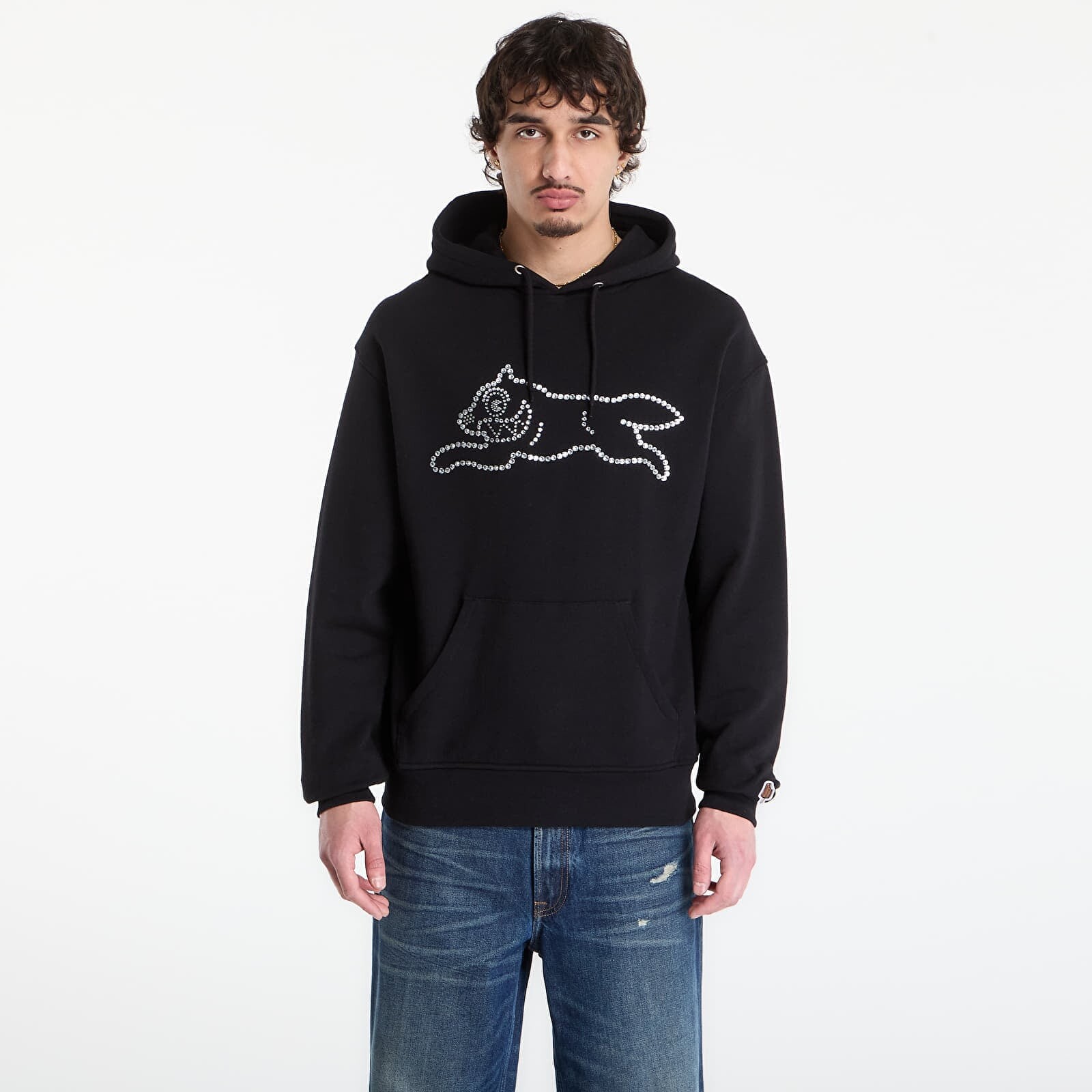 Mikina Billionaire Boys Club Icecream Crystal Running Dog Popover Hood Black XXL