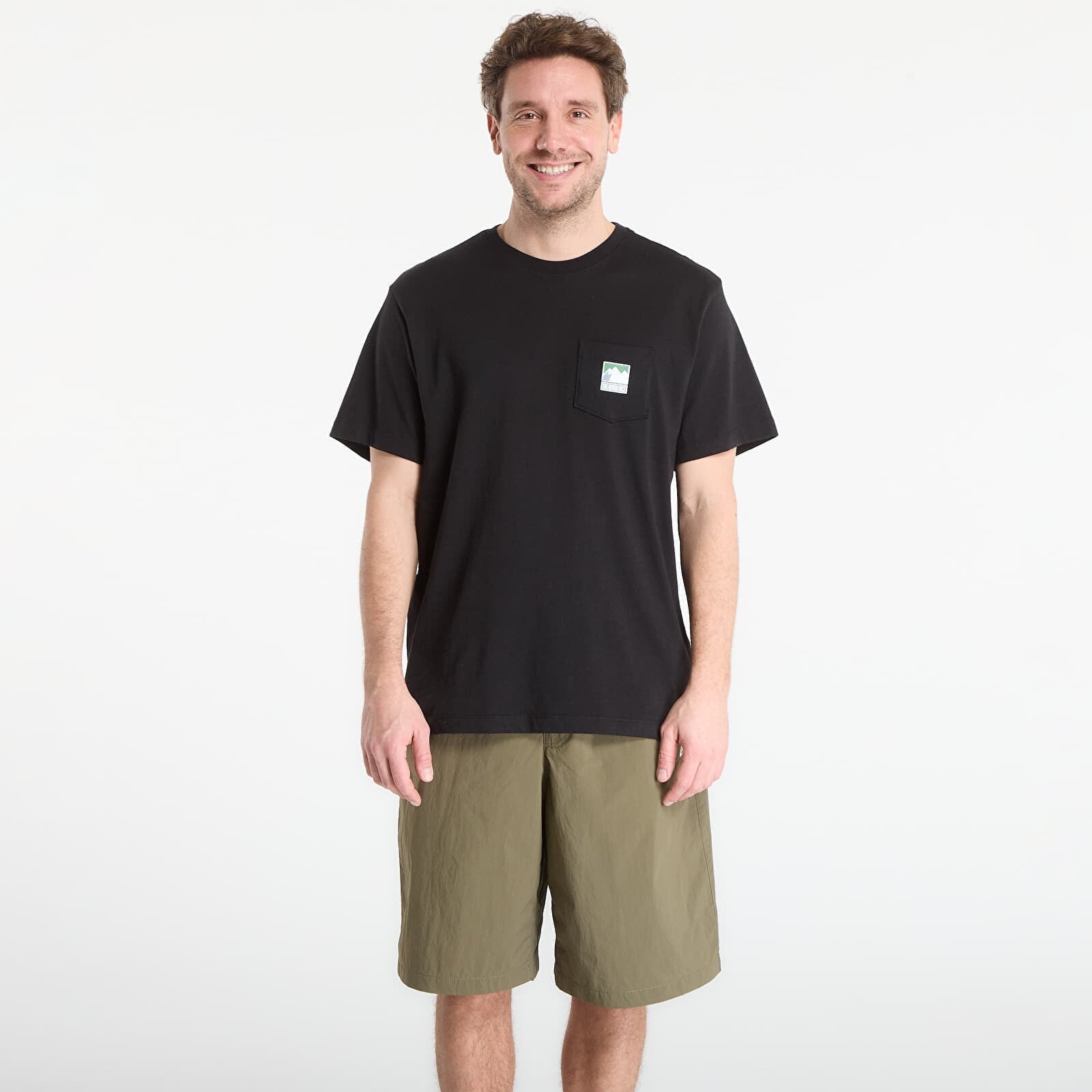 Tričko The North Face Mountain Logo Relaxed Short Sleeve Tee-Graphic TNF Black M